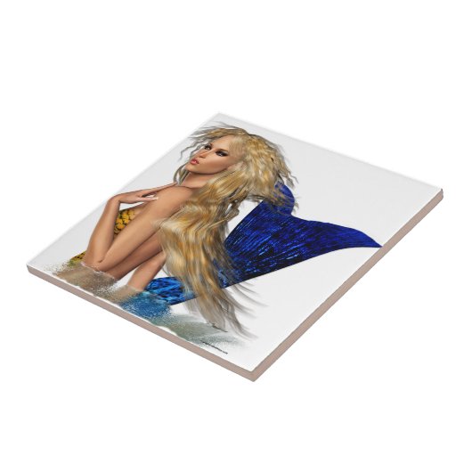 人魚 タイル (側面)