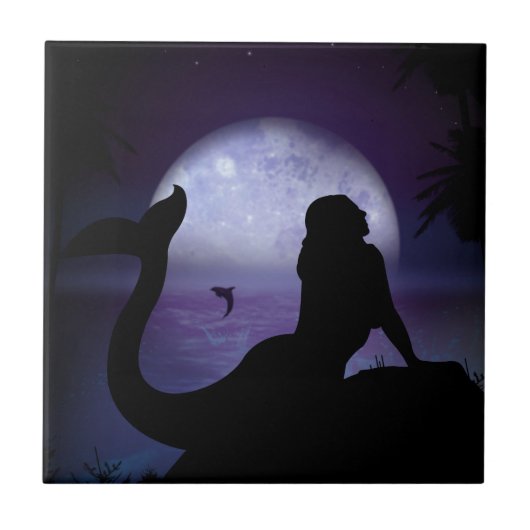 人魚 タイル (正面)