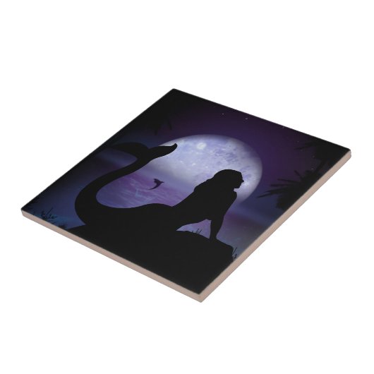 人魚 タイル (側面)