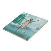 人魚 タイル (側面)