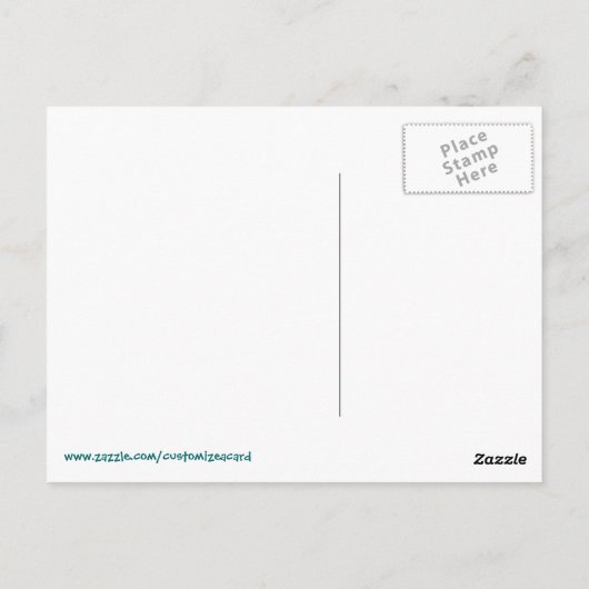 人魚・タコ ポストカード (裏面)