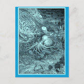人魚・タコ ポストカード (正面)