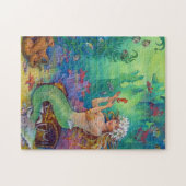 人魚、タツノオトシゴおよびタコ ジグソーパズル (横)