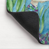 人魚-タツノオトシゴのマウスパッド マウスパッド (コーナー)