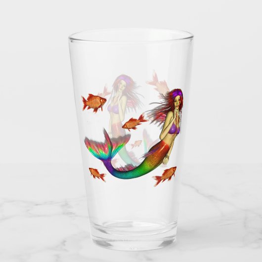 人魚 タンブラーグラス (裏面)