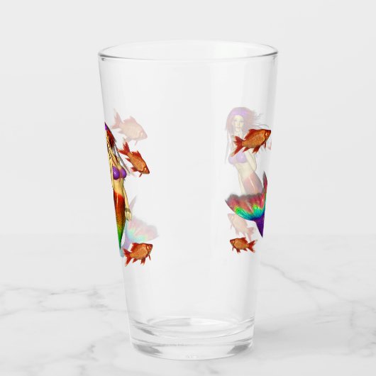 人魚 タンブラーグラス (左)