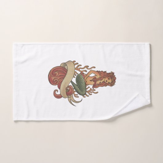 人魚 ハンドタオル (ハンドタオル)