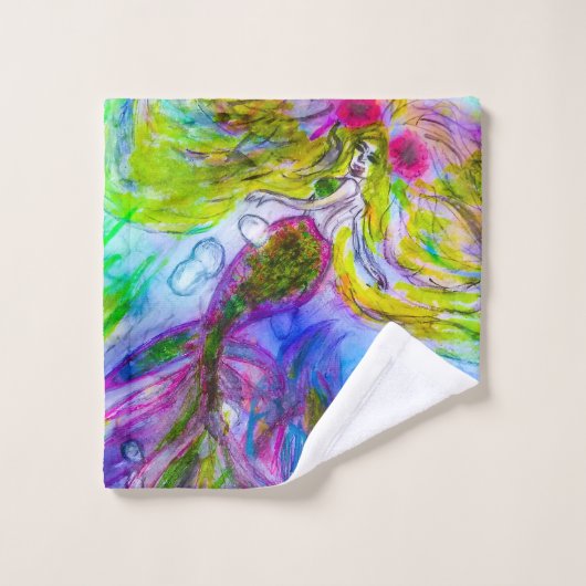 人魚 バスタオルセット (ウォッシュタオル)