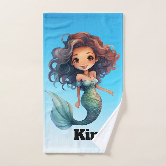 人魚 バスタオルセット (ハンドタオル)