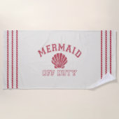 人魚 ビーチタオル (正面)