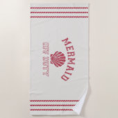 人魚 ビーチタオル (正面)