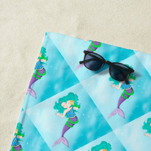 人魚 ビーチタオル (インサイチュ)