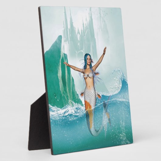 人魚 フォトプラーク (側面)