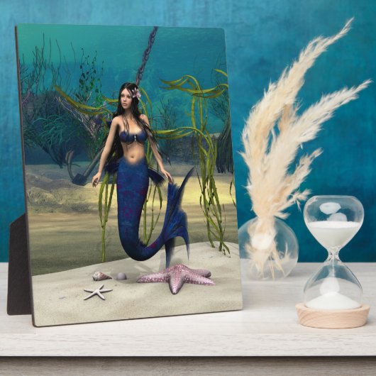 人魚 フォトプラーク (側面)