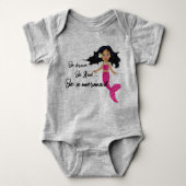 人魚 ベビーボディスーツ (正面)