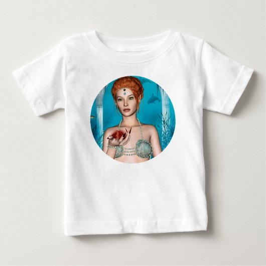 人魚 ベビーTシャツ (正面)