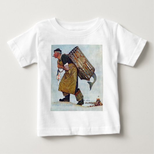 人魚 ベビーTシャツ (正面)