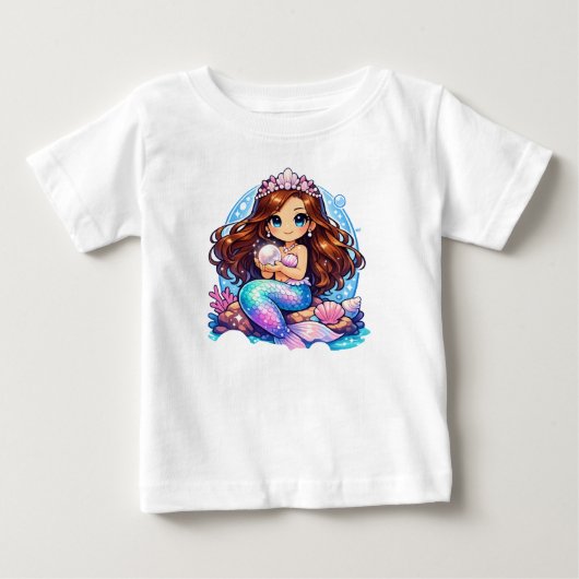 人魚  ベビーTシャツ (正面)