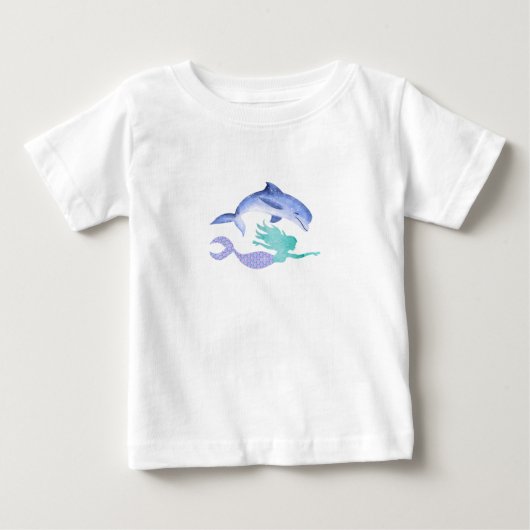 人魚 ベビーTシャツ (正面)