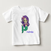 人魚 ベビーTシャツ (正面)