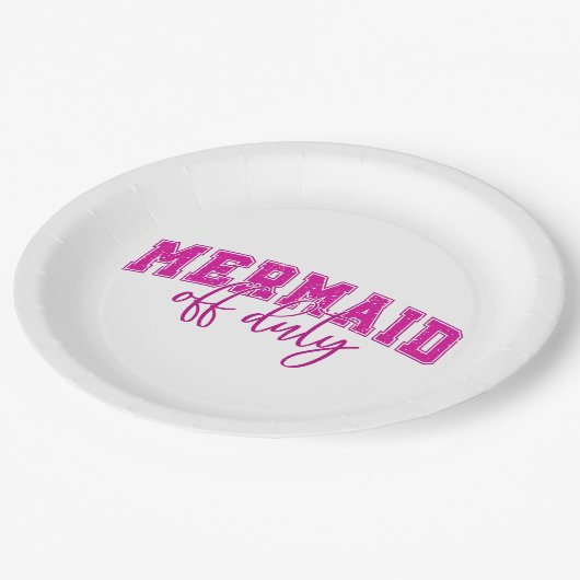 人魚 ペーパープレート (アングル)