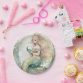 人魚 ペーパープレート (パーティー)