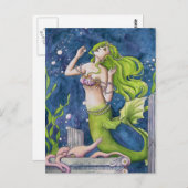 人魚 ポストカード (正面/裏面)