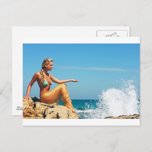 人魚 ポストカード (正面/裏面)