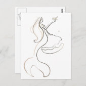 人魚 ポストカード (正面/裏面)