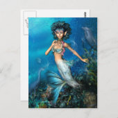 人魚 ポストカード (正面/裏面)