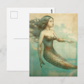 人魚 ポストカード (正面/裏面)