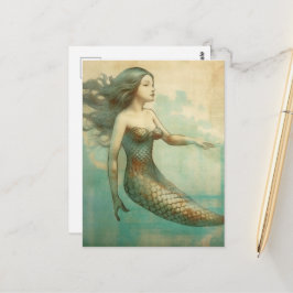 人魚 ポストカード