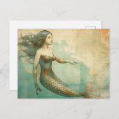 人魚 ポストカード (正面/裏面)