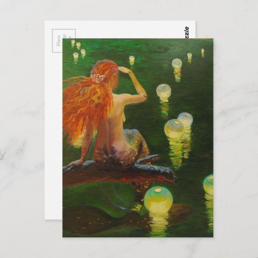 人魚 ポストカード (正面/裏面)