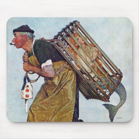 人魚 マウスパッド (正面)