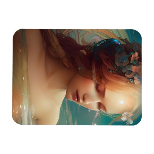 人魚 マグネット (横)