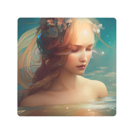 人魚 メタルプリント