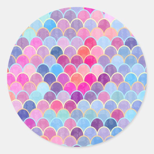 人魚 ラウンドシール (正面)