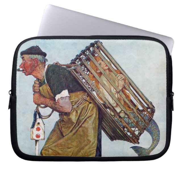 人魚 ラップトップスリーブ (正面)