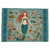 人魚 ラージペーパーバッグ (裏面)