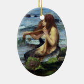 人魚(勉強) セラミックオーナメント (裏面)