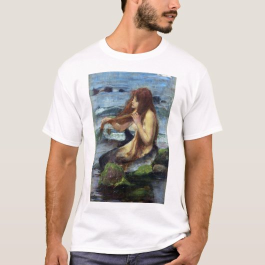 人魚(勉強) Tシャツ (正面)