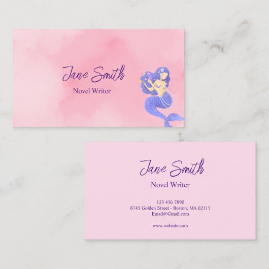 人魚 名刺 (正面/裏面)