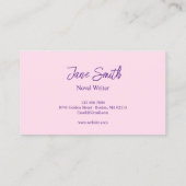 人魚 名刺 (裏面)