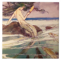 「人魚」妖精アート by アリス・B・ウッドワード