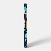 人魚:幻想的なシームレスパターン。 iPhoneケース (左側面)