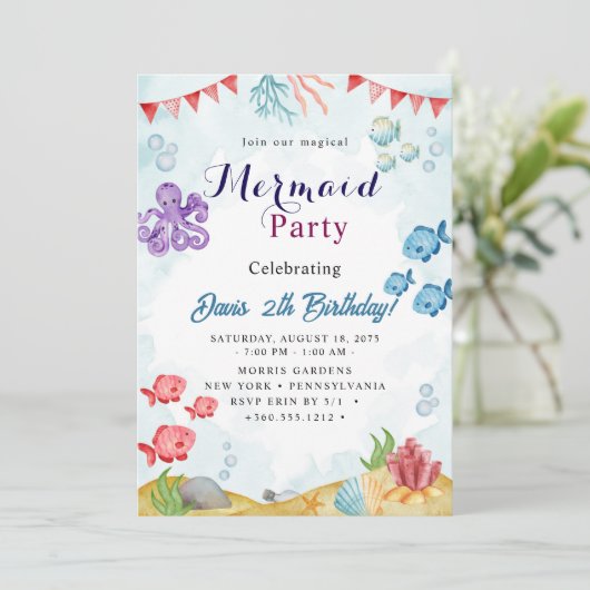 人魚 招待状 (スタンド正面)