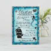 人魚、海賊パーティの招待状 招待状 (スタンド正面)