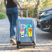 人魚，熱，ヘビ，ラブバタフライ シール (スーツケースインサイチュ)