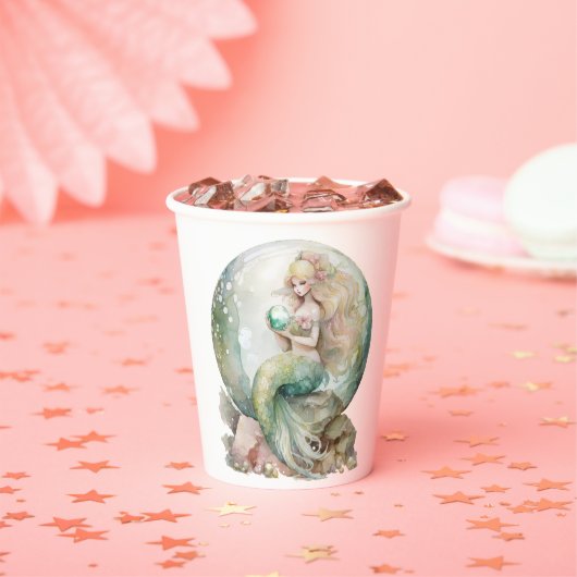 人魚 紙コップ (インサイチュ)